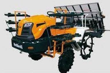 Yellow Agriculture 4 Wheel Rice Transplanter Machine