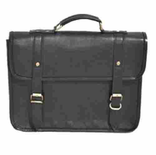 Black Satchel Leather Bag