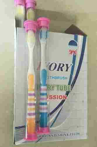 Ivory Tube Plastic Toothbrush