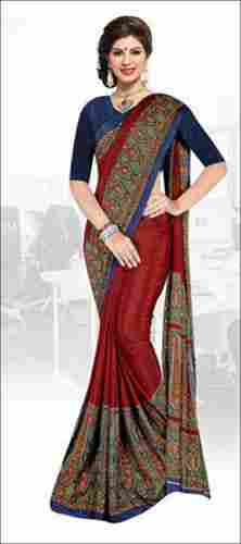 Ladies Institute Silk Uniform Saree