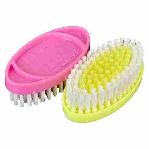 Oval Shape Plastic Clothes Washing Brush