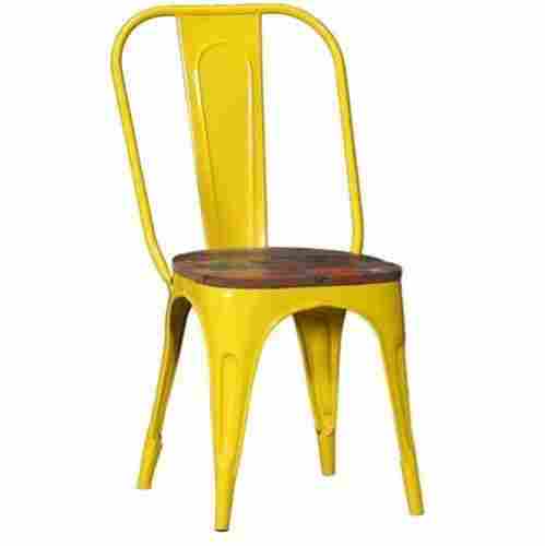Tolix Chair With Wooden Top