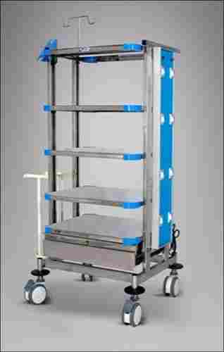 Stainless Steel Monitor Trolley