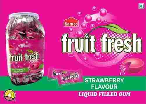 Fruit Fresh Strawberry Flavour Chewing Gum