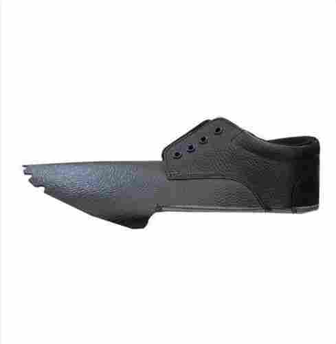Black Leather Safety Shoe Upper