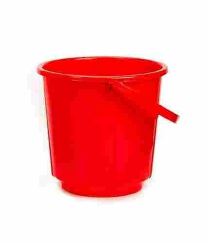 16L Red Bathroom Plastic Water Bucket