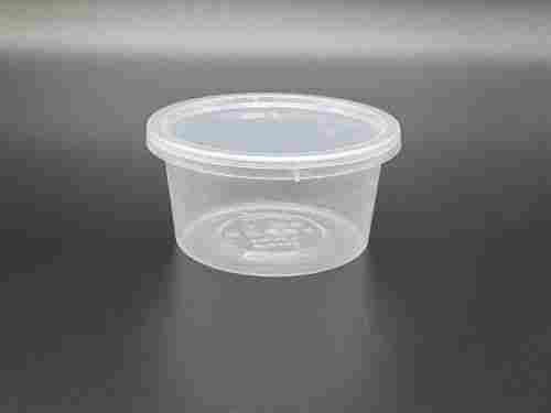 Disposable Transparent 100ML Food Packing Plastic Lid Containers