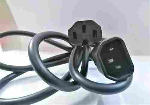 Power Cord - C 14 to C 15 Black Color