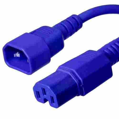 Power Cord - C 14 to C 15 Blue Color