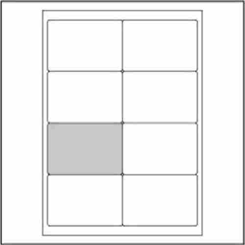 Blank A4 White Self Adhesive Sticker Sheet