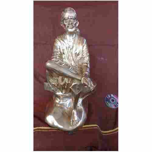 Glossy Bronze Sai Baba Statue