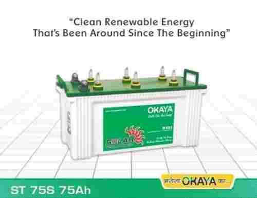 Okaya Solar 75AH ST 75S Tubular Batteries
