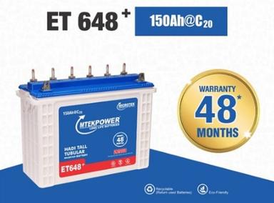Microtek Et 648 150Ah Inverter Battery Battery Capacity: <150Ah