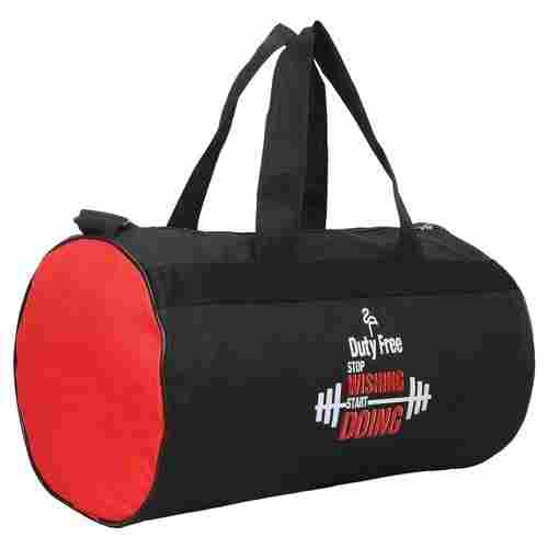 Round Polyester Duffle Gym Bag