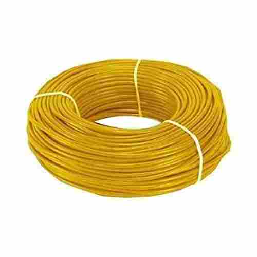 Electric 1.5 SQMM Yellow Flexible PVC Insulated Copper Cable