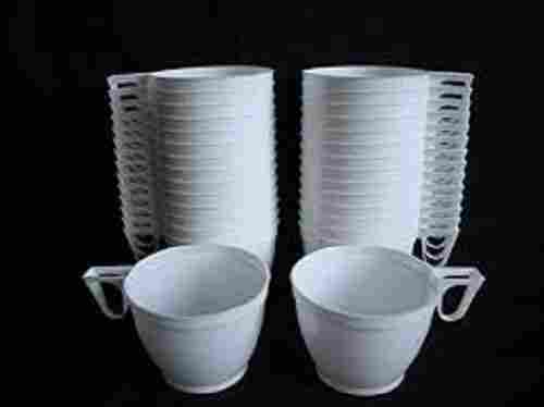 White Plastic Tea Cups