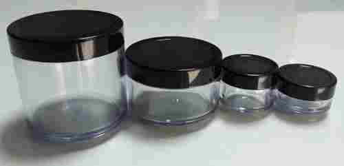 Transparent San Jars for Cosmetics Products