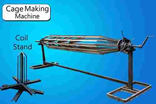 Cage Making Machine With Coil Stand