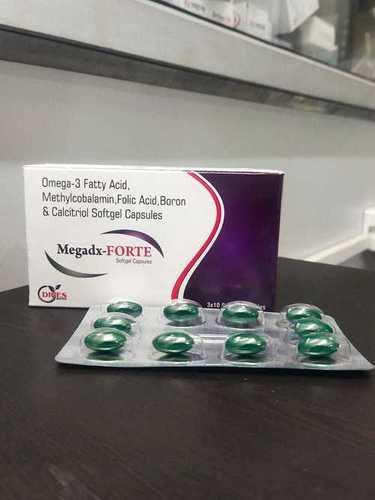 Omega-3 Fatty Acid, Methycobalamin, Foilic Acid, Boron & Calcitriol Softgel Capsule