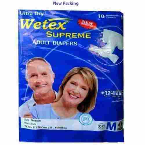 M Medium Size Ultra Dry Disposable Unisex Adult Diapers