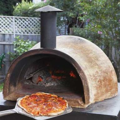Silver Wood Fired Pizza Oven