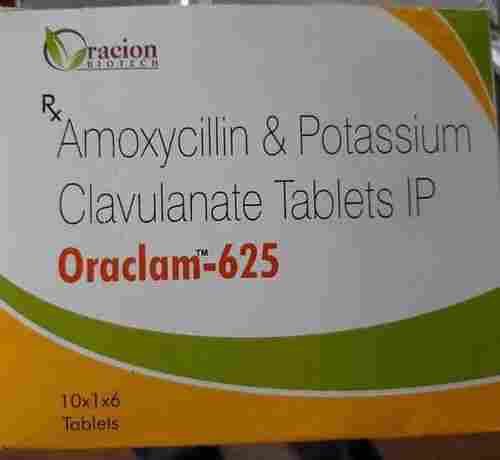 Amoxycillin And Potassium Clavulanate Tablets IP (Oraclam-625)