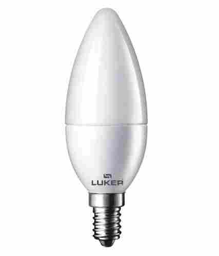 5W LED White Polycarbonate Candle Bulb