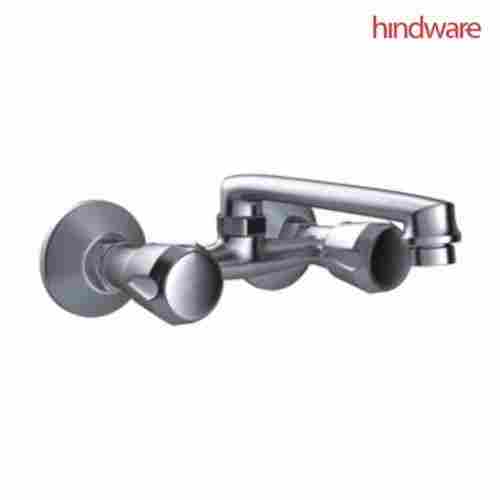 Classik Wall Mounted Sink Mixer with Swivel Casted Spout
