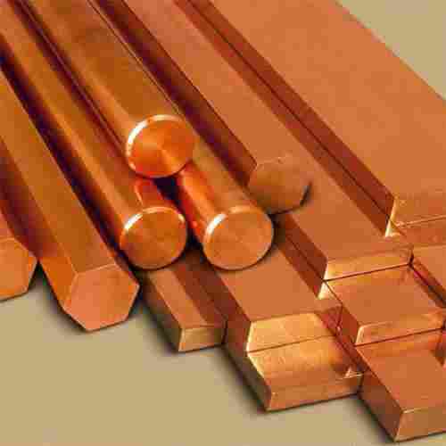 3M Length Polished Copper Rod 