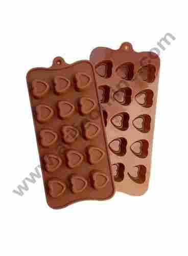 Silicon Ice Cake, Chocolate Making Soap Butter Decoration Jelly Tray Bakeware For Kids-15 (1, Heart)