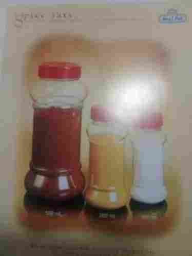 Transparent Plastic Spice Jars