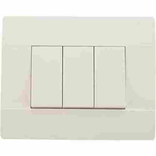 White Plastic Electric Switch