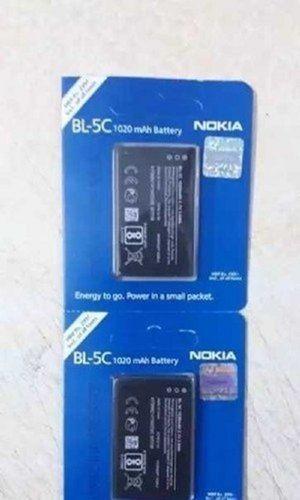 Black Genuine Nokia Mobile Phone 1020Mah Bl5C Battery 