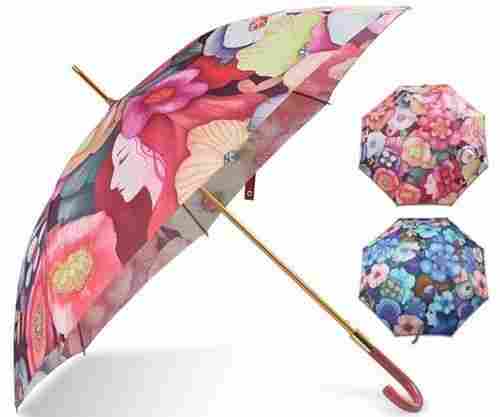Multicolor Monsoon Special Ladies Two Fold Polyester Umbrella