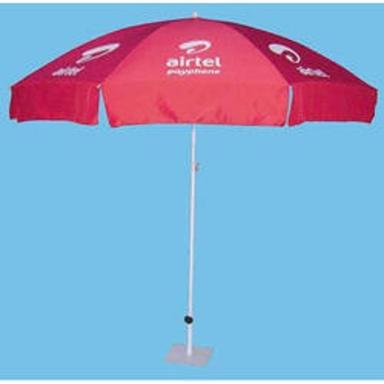Red Promotional Uv Resistant Canopy Polyester Umbrella