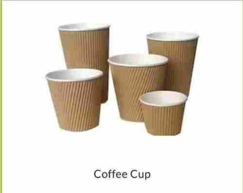 150 ML Disposable Brown Ripple Paper Coffee Glass
