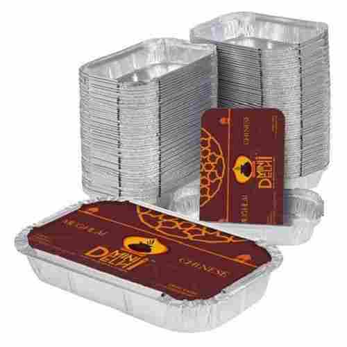 Aluminum Foil Container with Paper Lid