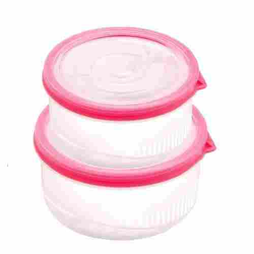 Plastic Round Packaging Container with Detachable Lid