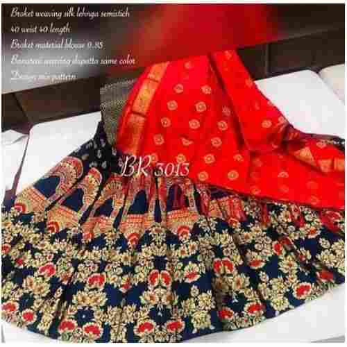 Bridal Wear Silk Lahenga Choli