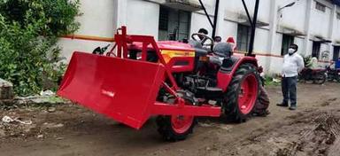 Red Tractor Mounted Front End Dozer