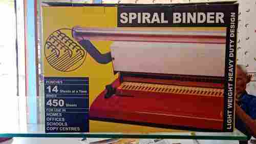 Manual Spiral Binding Machine