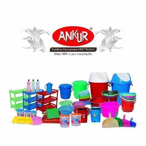 Printed Plastic Household Container