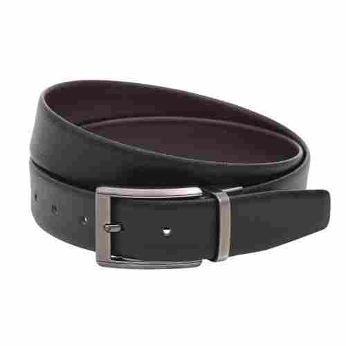 SRL35 Honey Black Leather Belt