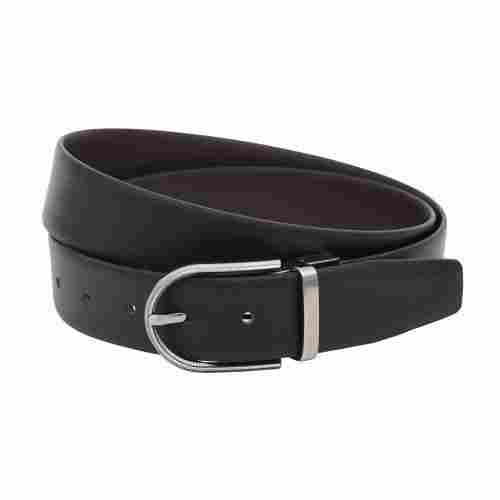 SRL35 Safiyano Black Leather Belt