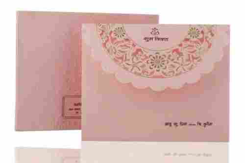 Pink Color Invitation Card