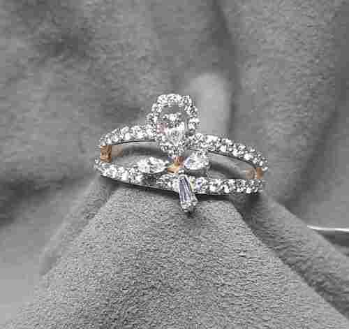 Ladies Rose Gold Diamond Ring