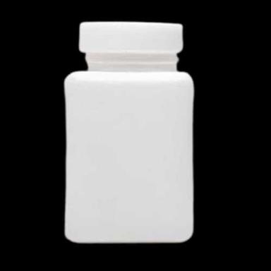 White 15T Square Tablet Bottle