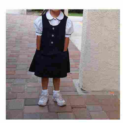 Half Sleeves Girls School Uniform