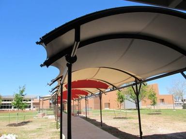Strong Walkway Tensile Structure