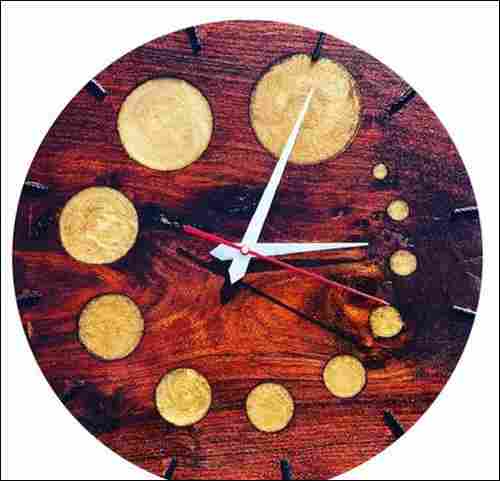 Round Resin Wall Clock
